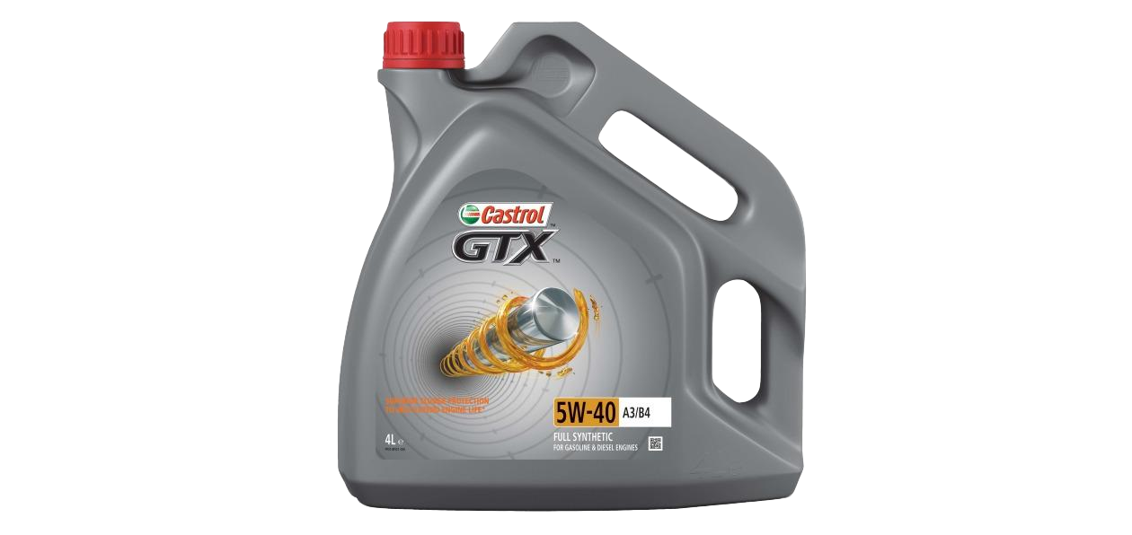 Моторное масло Cаstrol Castrol GTX 5W-40 A3/B4, 4л